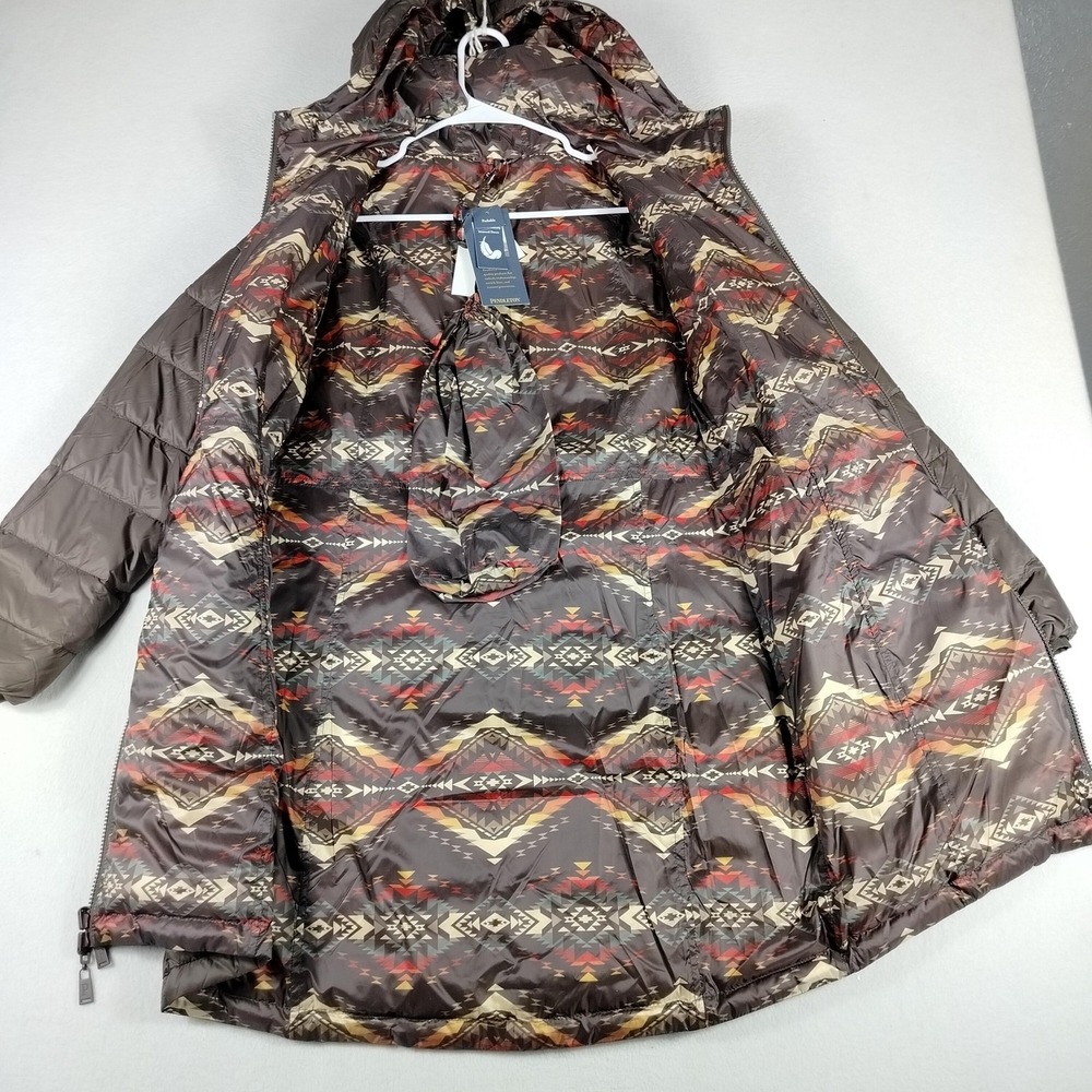 Pendleton Jacket Womens Small Brown Reversible Do… - image 4